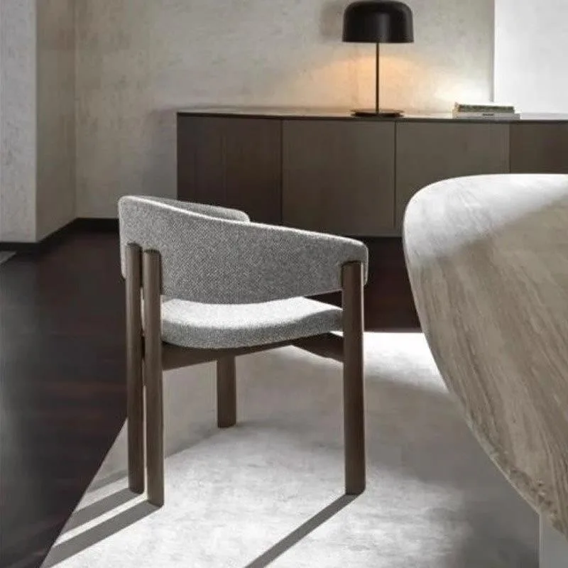 JP Italian-style Nordic Minimalist Leather Dining Chair photo 2