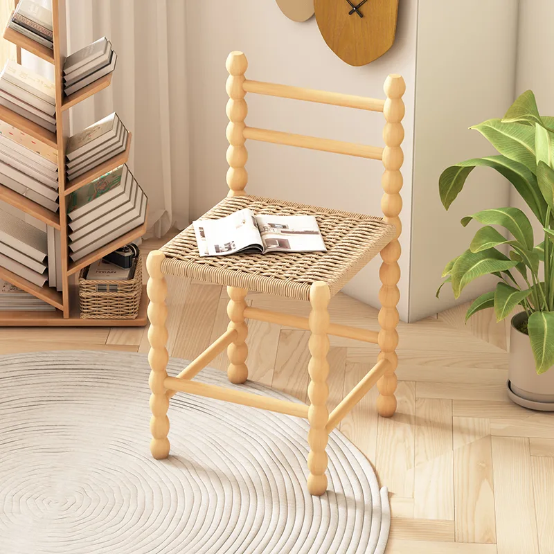 JP Nordic Mid-Century Solid Wood Dining Chair photo 2