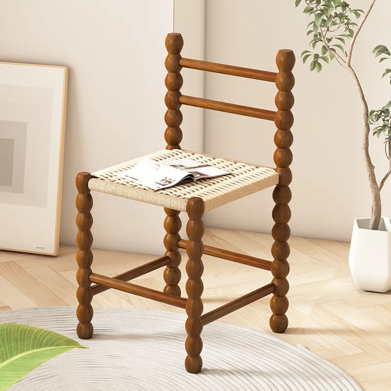 JP Nordic Mid-Century Solid Wood Dining Chair