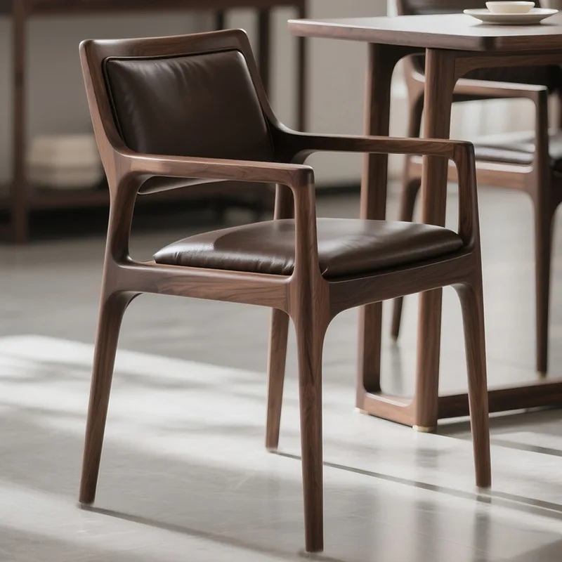 JP Ash Wooden Legs Dining Chair with photo 3