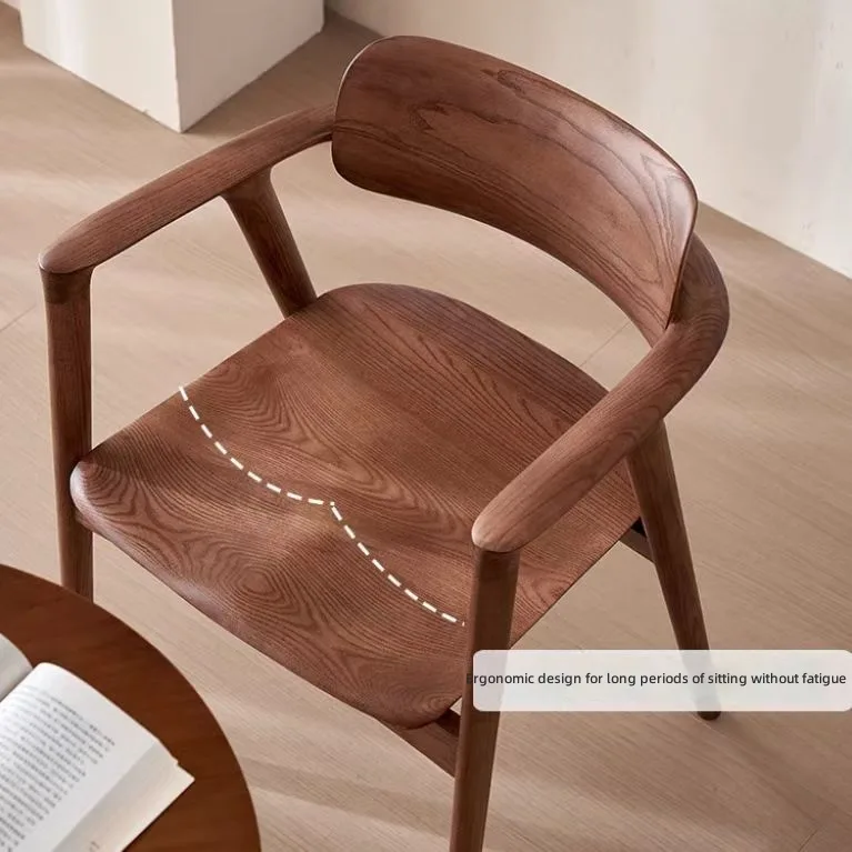JP Contemporary Style Solid Ash Wood Armchair photo 2