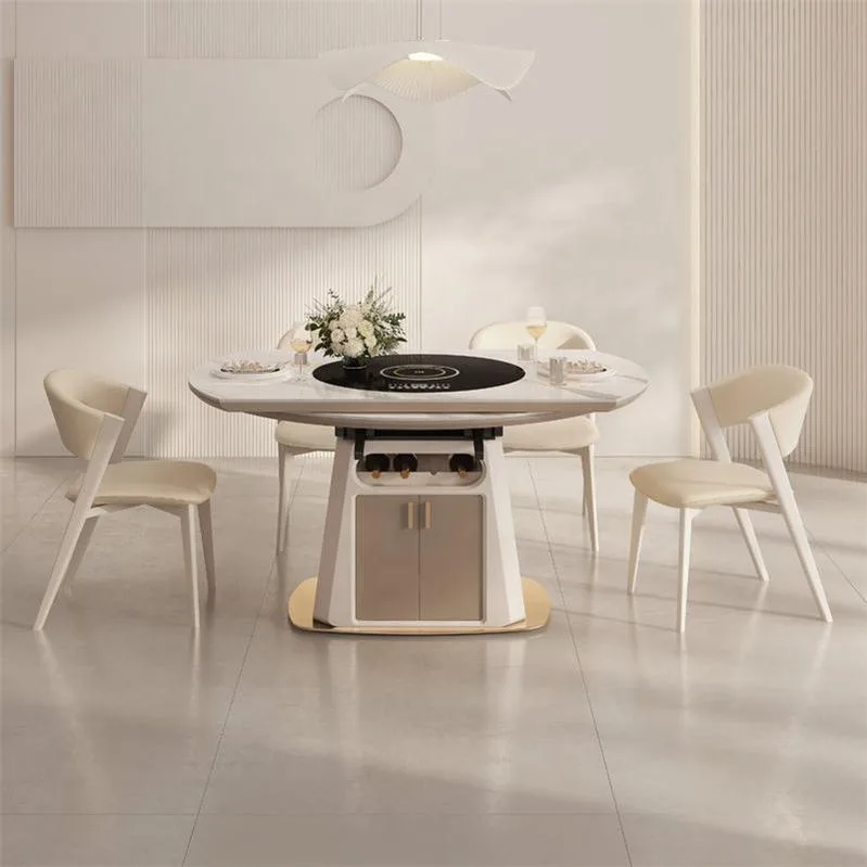 JP Cream Light Luxury Wind Dining Chair photo 3
