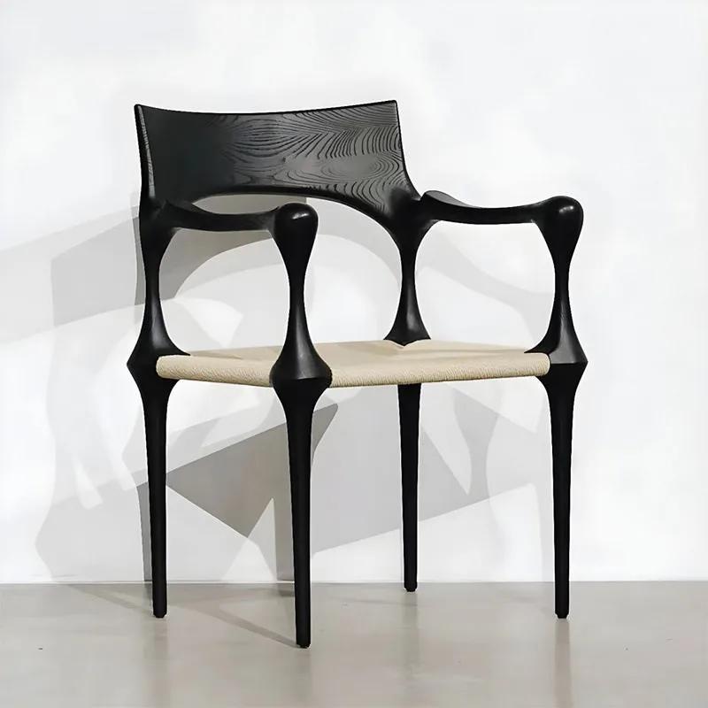 JP French Retro Style Solid Wood Chair photo 2