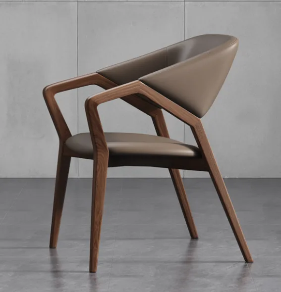 JP Italian Luxury Modern Leather Hotel Cafe Bistro Design