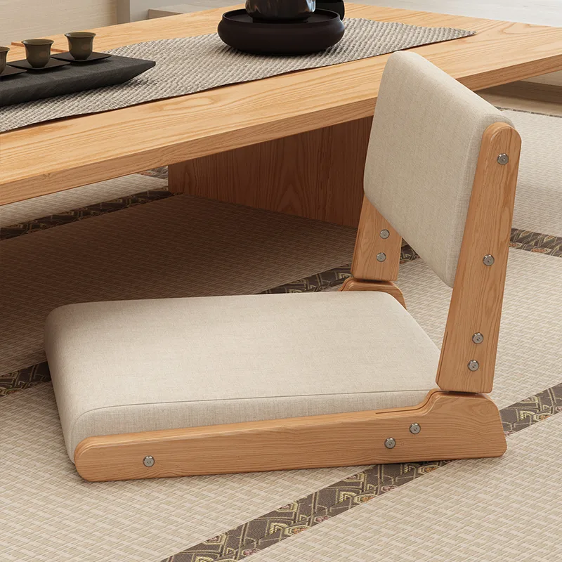 JP Japanese Style Backrest Legless Chair Foldable