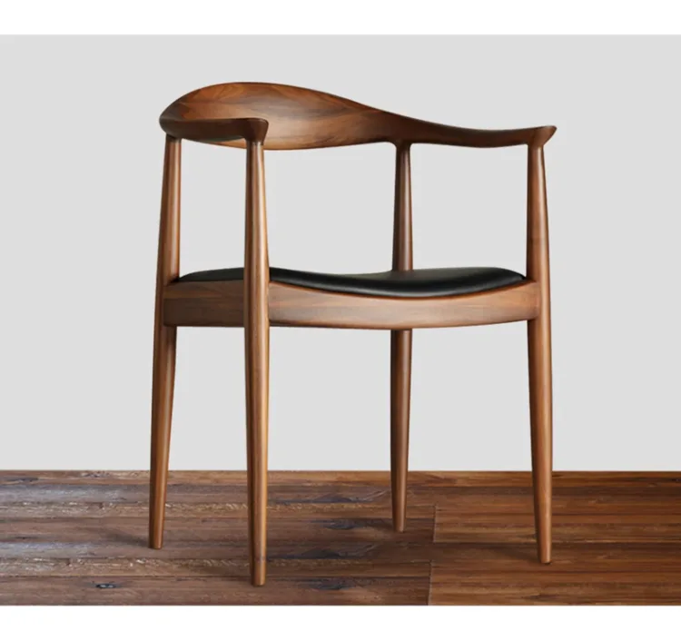 JP Kennedy President Solid Wood Armrest Office