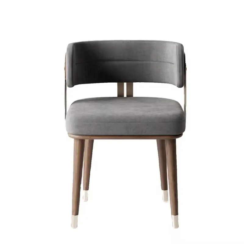JP Light Luxury Solid Wood Dining Chair