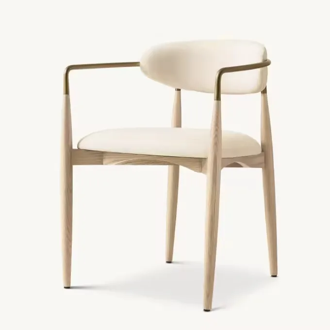 JP Luxury Chair Ash Wood Furniture Wooden