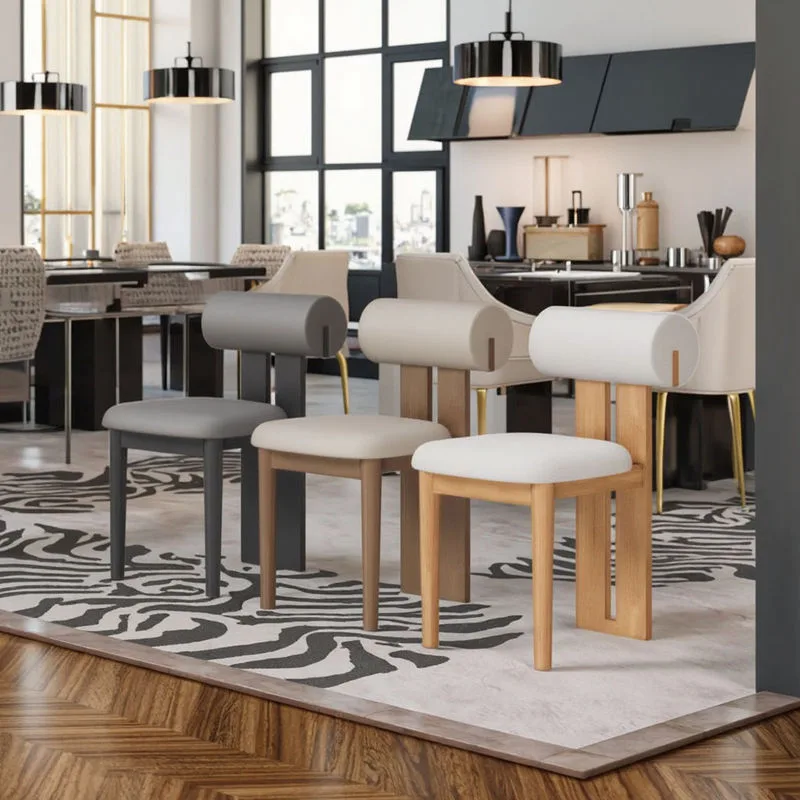 JP Mid-Century Modern Retro Solid Wood Dining photo 3