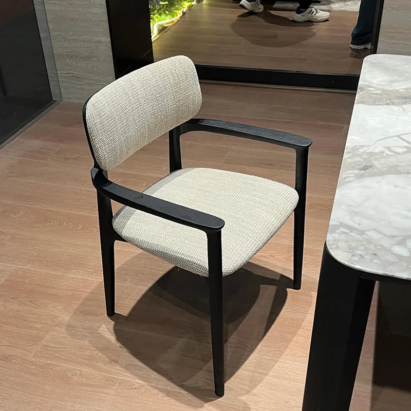 JP Modern Ash Wood Dining Chairs with photo 2