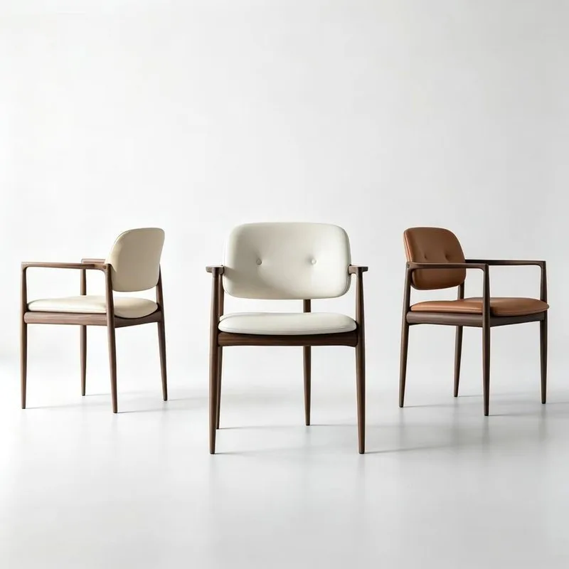 JP Modern Dining Chair with Solid Wood photo 3