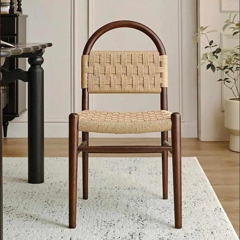 JP Modern Japanese Nordic Solid Wood Rope