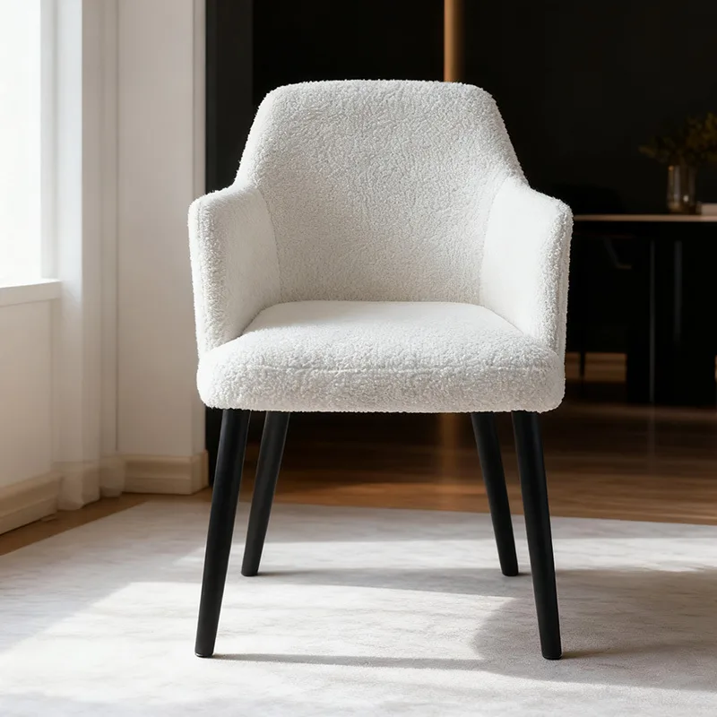 JP Modern Minimalist Wabi-sabi Wooden Dining Chair