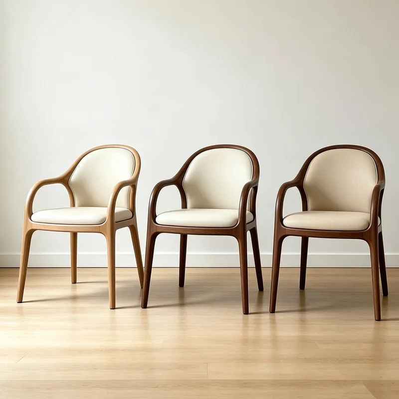 JP Modern Nordic Minimalist Style Solid Wood Walnut
