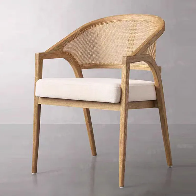 JP Modern Rattan Cane Dining Chair Solid photo 3