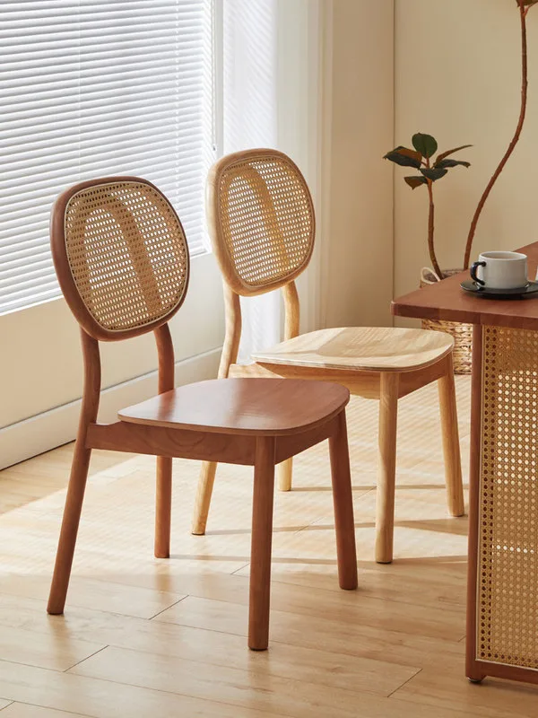 JP Modern Walnut Finish Solid Wood Dining