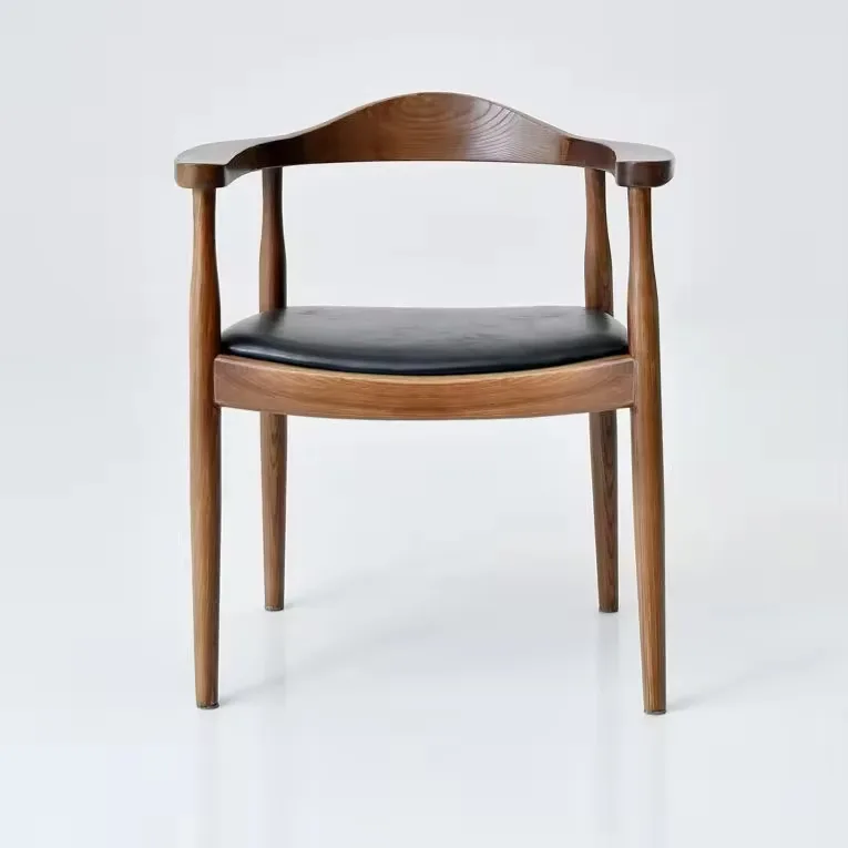 JP New Style Solid Wood Dining Chair Oak/ash Modern photo 2