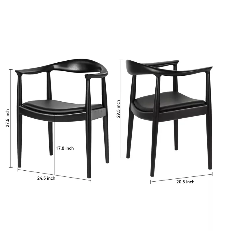 JP Nordic Classic Modern Armchair Ash Wood photo 2