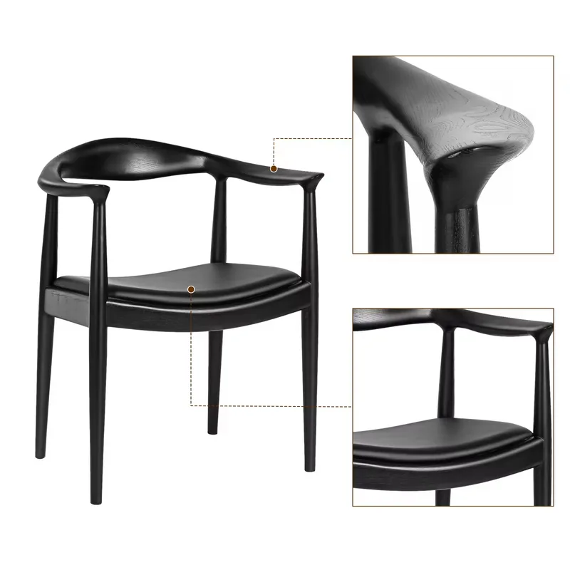 JP Nordic Classic Modern Armchair Ash Wood photo 3