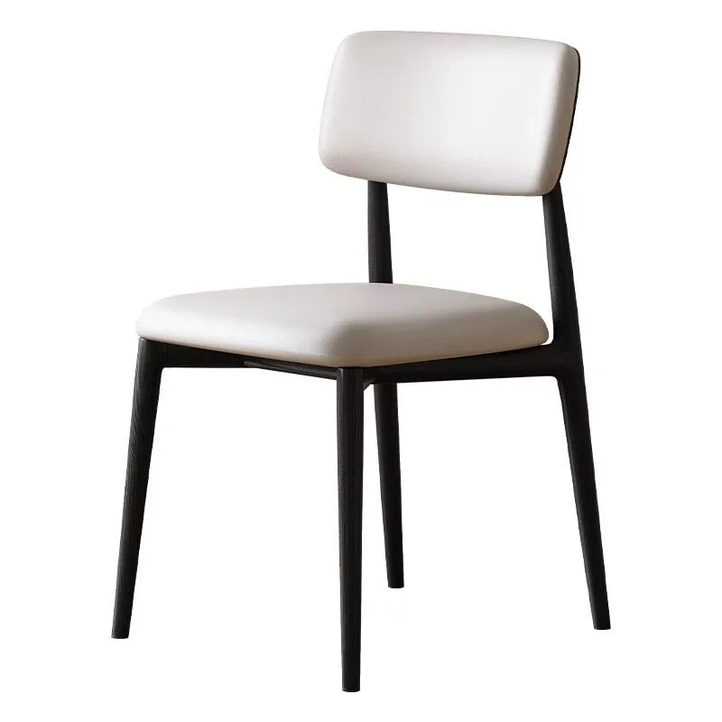 JP Nordic Design Wooden Chair Leather Upholstery photo 2