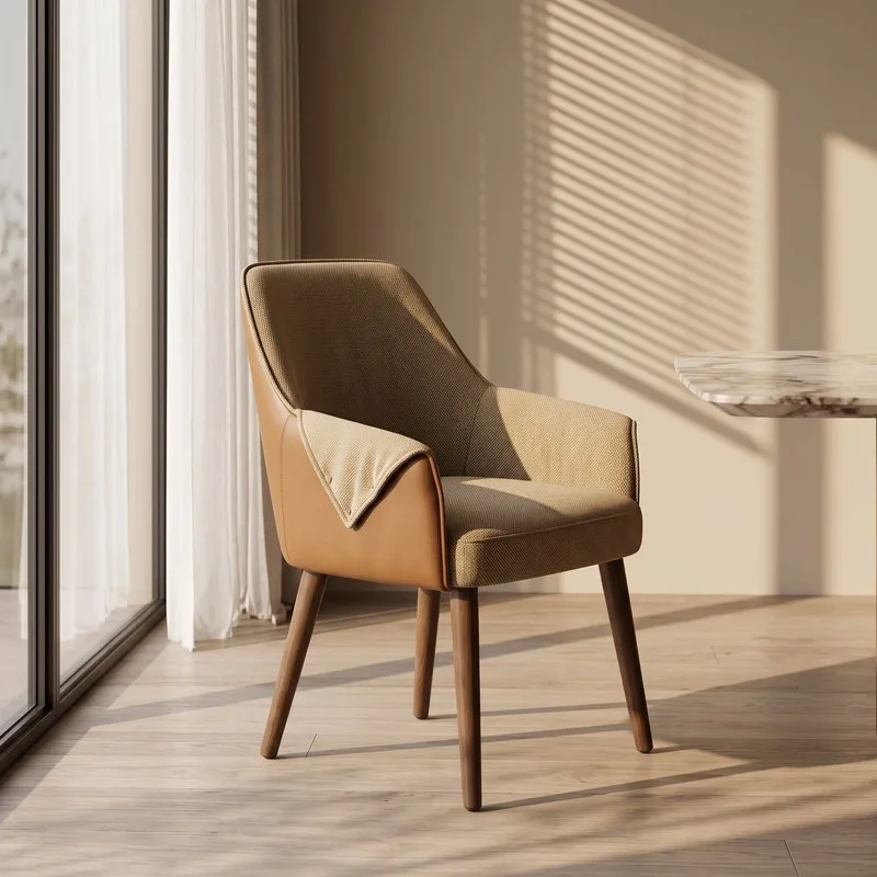 JP Nordic Dining Chair Solid Wood Leg photo 2