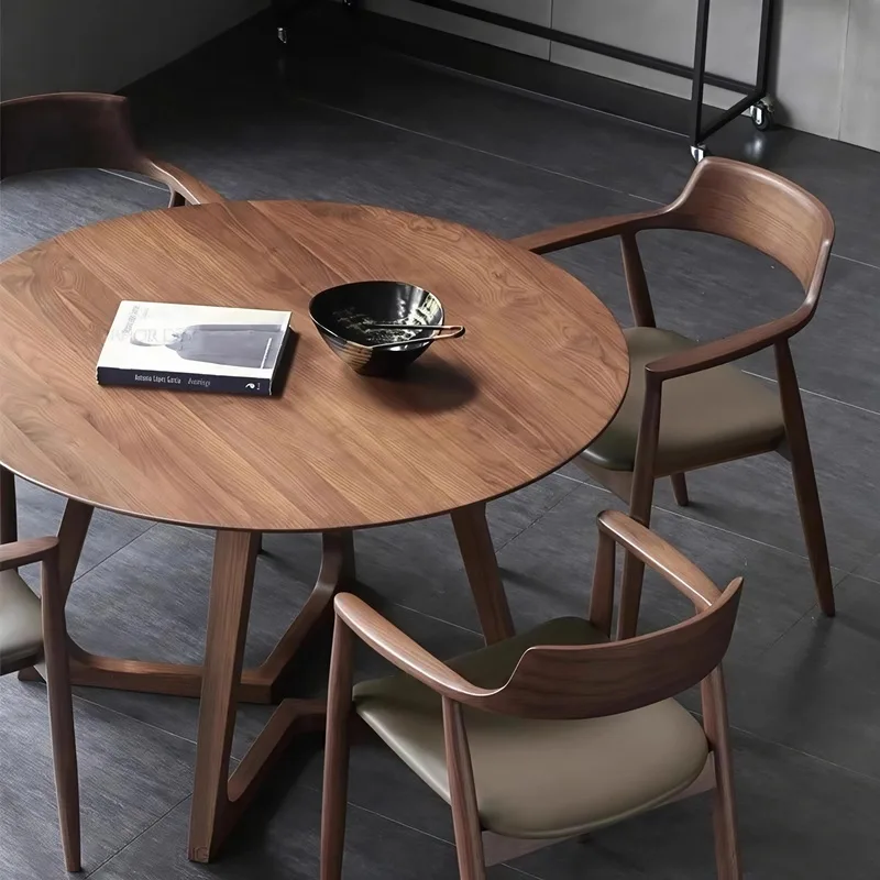 JP Nordic Light Luxury Solid Wood Round photo 2