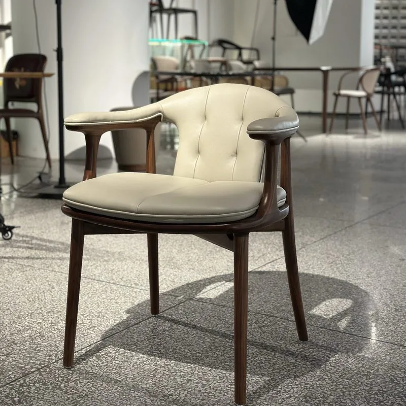 JP Nordic Modern Ash Wood Dining Chair Solid photo 2