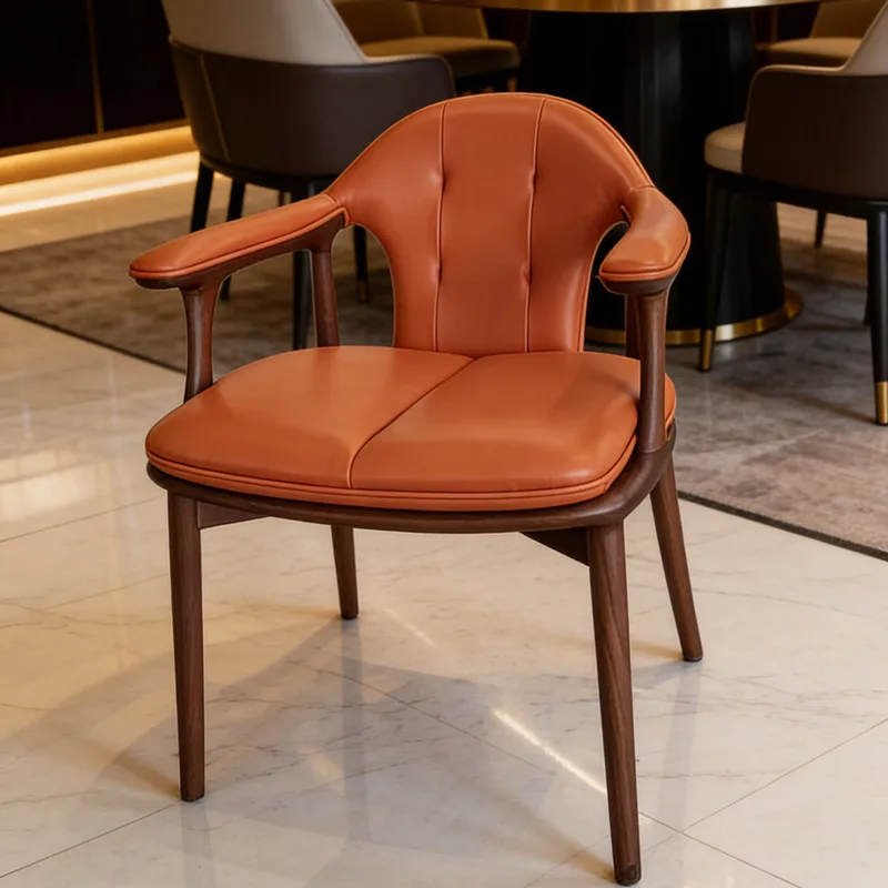 JP Nordic Modern Ash Wood Dining Chair Solid photo 3