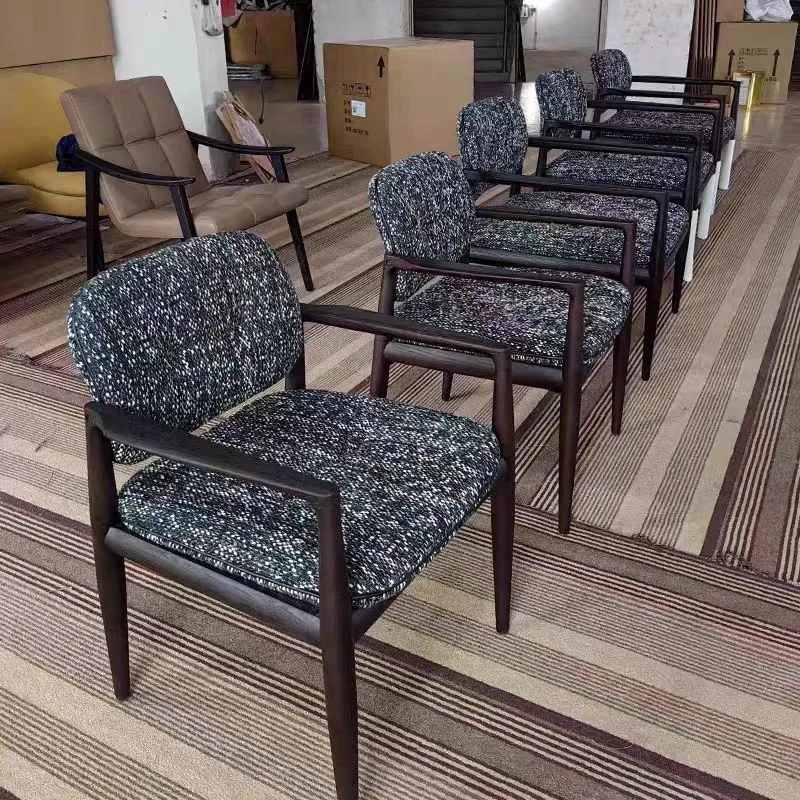 JP Nordic Modern Solid Wood Dining Chair Cotton photo 3