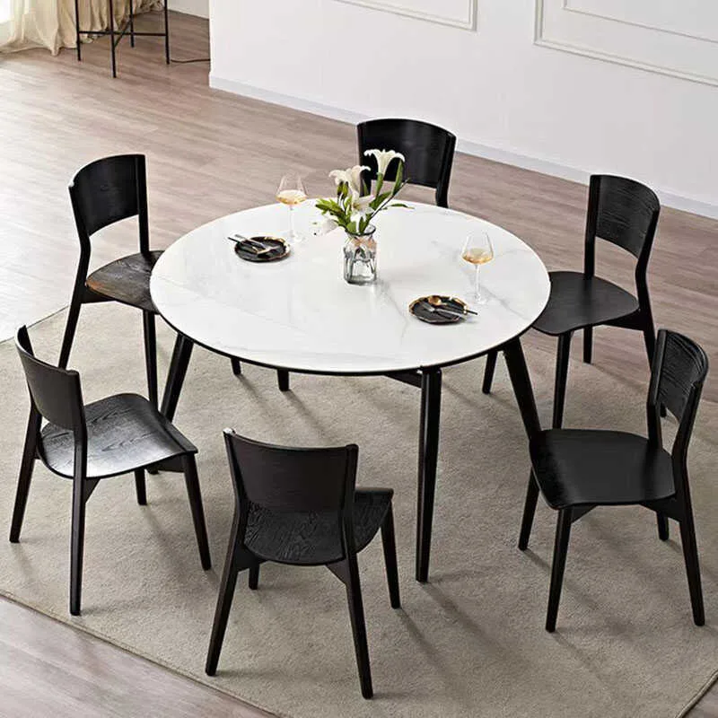 JP Nordic Solid Wood Dining Chair Modern Minimalist photo 3