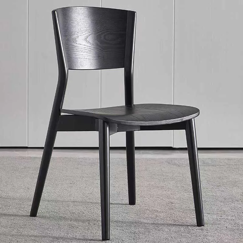 JP Nordic Solid Wood Dining Chair Modern Minimalist