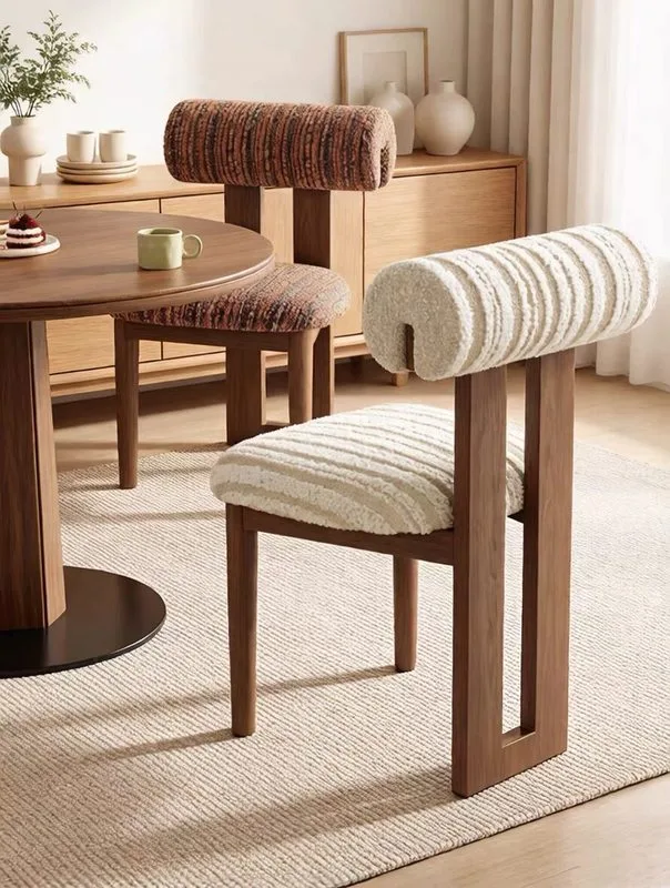 JP Nordic Solid Wood Dining Chairs Modern