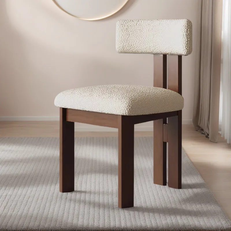 JP Nordic Style Solid Wood Backrest Dining photo 3
