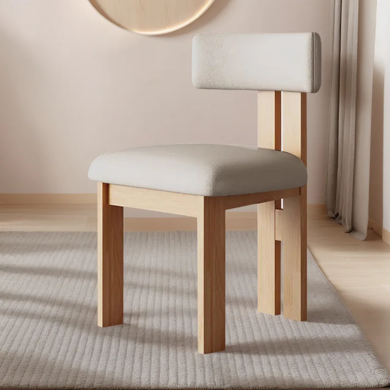 JP Nordic Style Solid Wood Backrest Dining