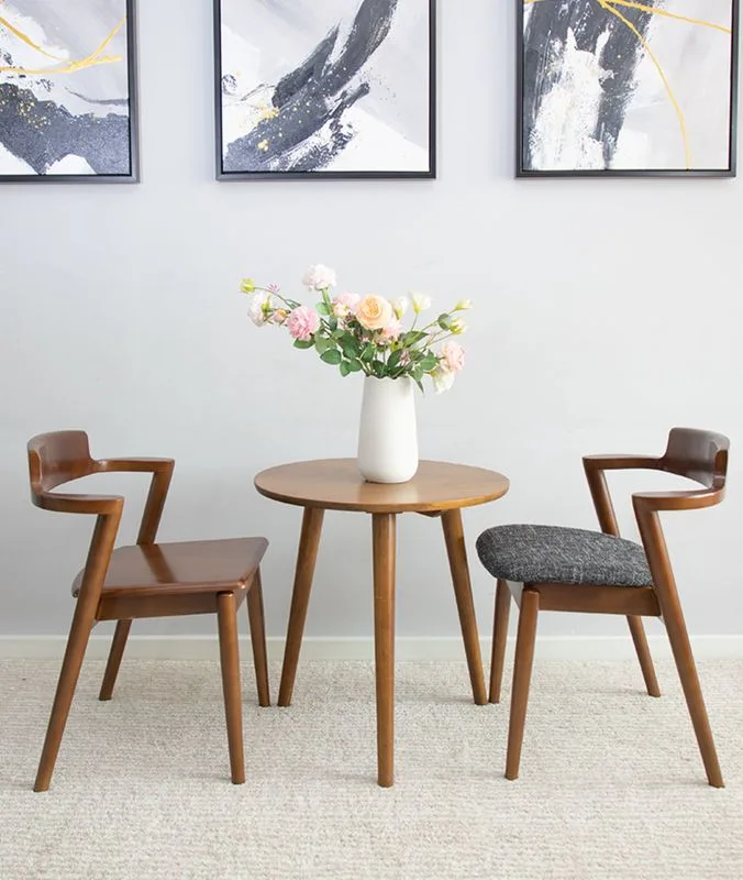 JP Nordic Wood Solid Wood Dining Chairs photo 2