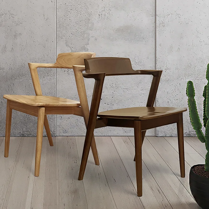 JP Nordic Wood Solid Wood Dining Chairs photo 3
