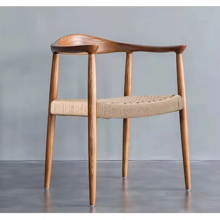 JP Nordic Wooden Rope Restaurant Dining Chair photo 2