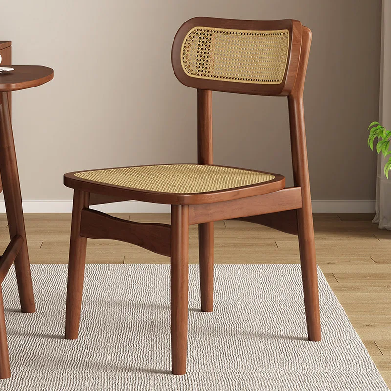 JP Retro Antique Solid Wood Dining Chair