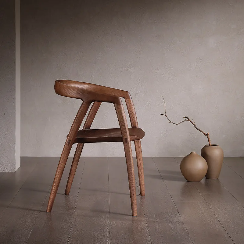 JP Solid Wood Dining Chair with Modern photo 2