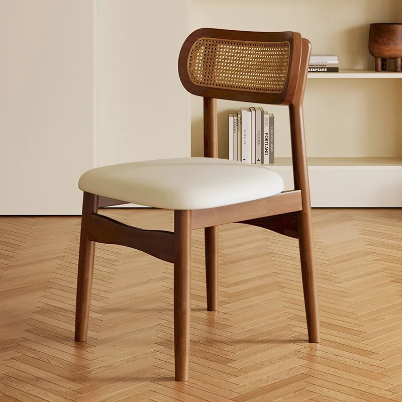 JP Vintage Wooden Dining Chair Padded Seat photo 2