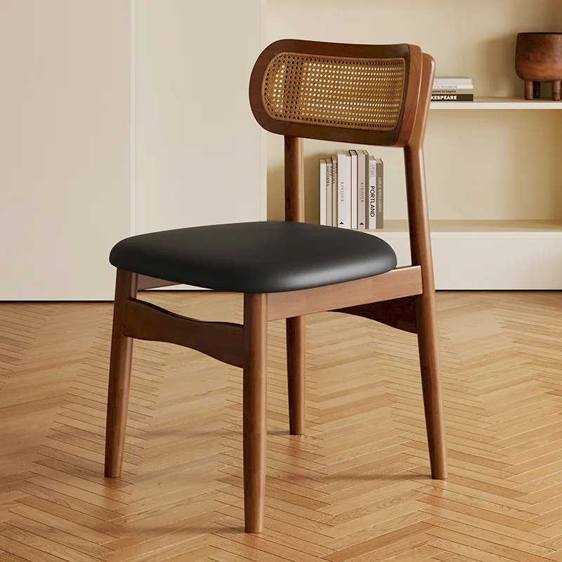 JP Vintage Wooden Dining Chair Padded Seat photo 3