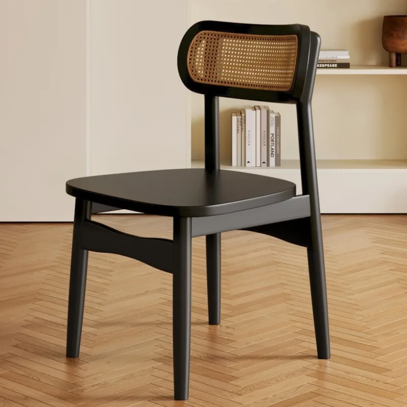 JP Vintage Wooden Dining Chair Padded Seat