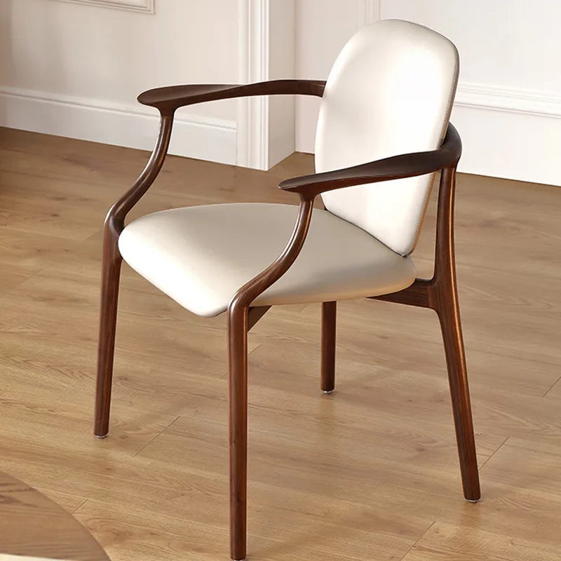 JP Wholesale Chinese Upholstered Walnut Wooden Chair