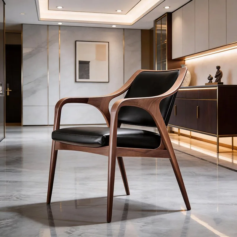 JP Wood Armchair Nordic Minimalist Wood Armchair photo 2