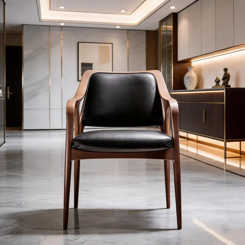 JP Wood Armchair Nordic Minimalist Wood Armchair photo 3