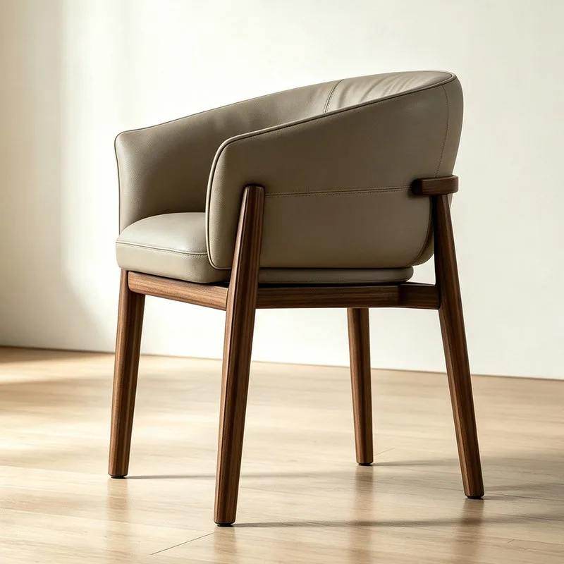 JP Wooden Dining Chair Simple Retro Design photo 3