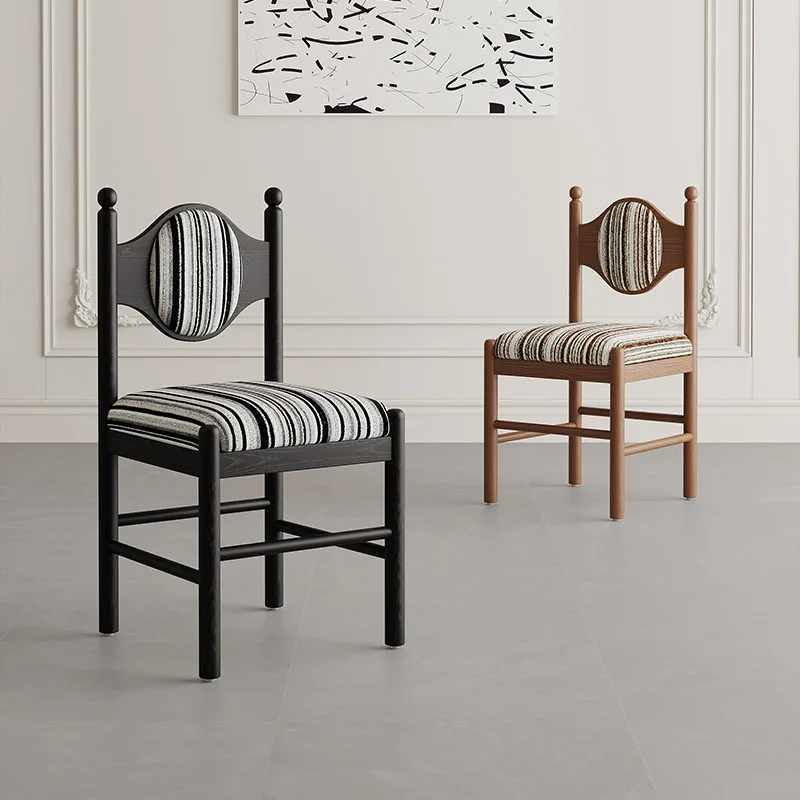 JP Modern Minimalist Dining Chair Wood Legs
