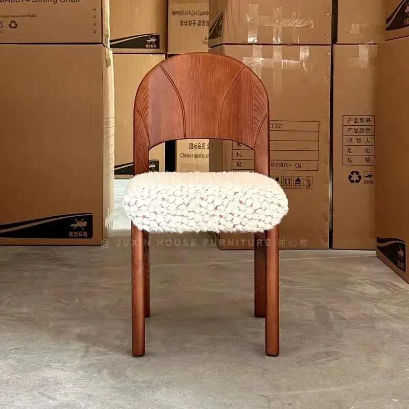 JP Luxury Modern Solid Wood Dining Chairs photo 3