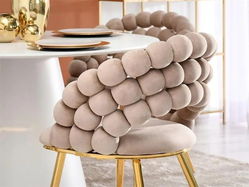 JP Design Ball Home Beige Armchair Upholstered photo 3