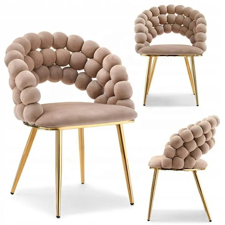 JP Design Ball Home Beige Armchair Upholstered
